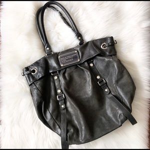 Marc by Marc Jacobs Black Leather Slouchy Handbag